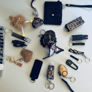 18 Piece Elegant Self Defense Keychain Bundle