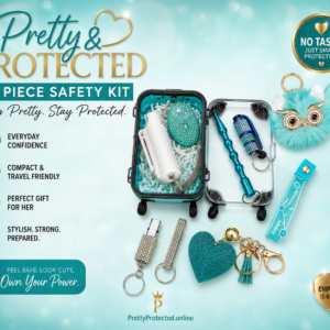 Teal 10-Piece Safety Keychain Bundle