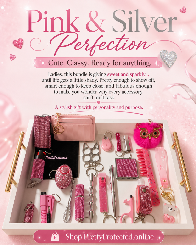 Pink & Silver Safety Bundle